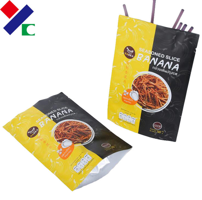 Stand Up PLA Biodegradable Packaging Bags Aroma Barrier  With Zipper Sample Available