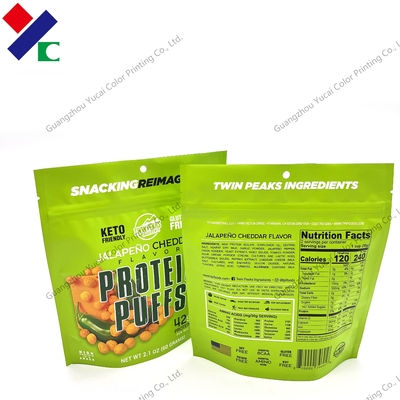 Suszony Jackfruit Okra Stand Up Zipper Foil Pouch Opakowanie na żywność 100g